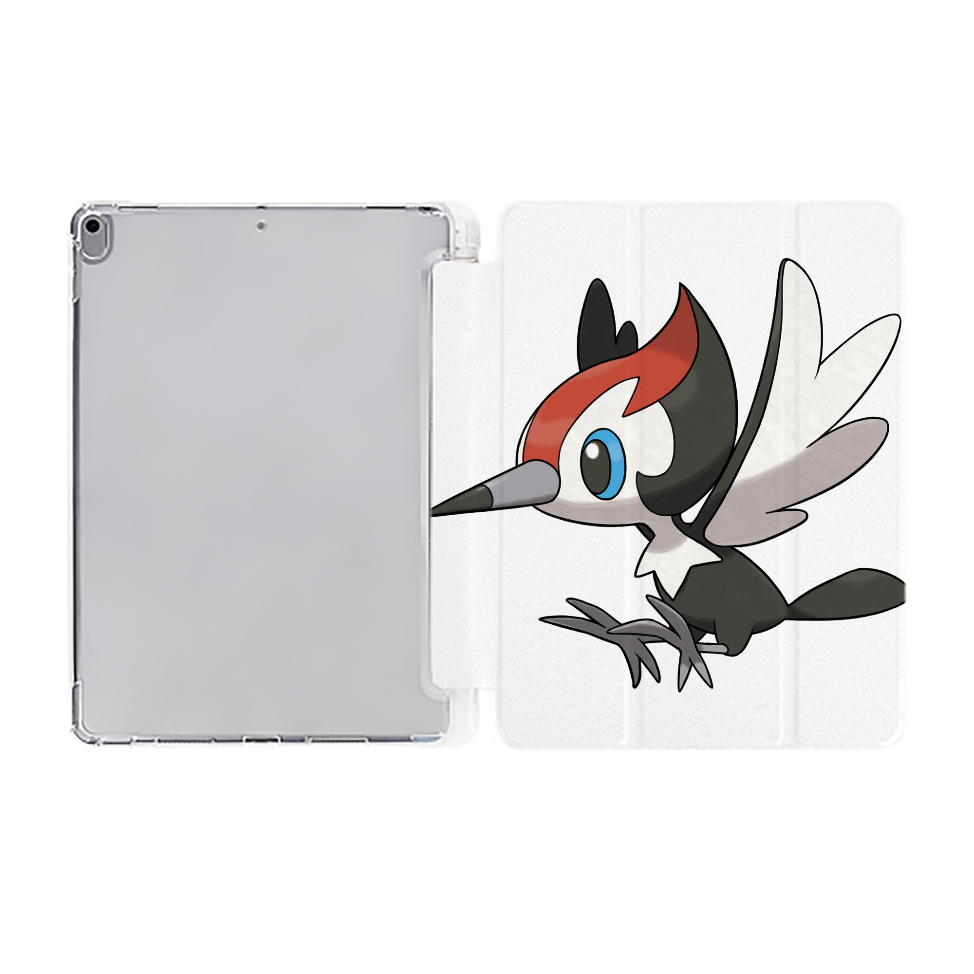 （画像用） ポケットモンスター Pokémon IPad ケース ペン収納付き 三つ折りスタンド PUレザー×シリコン 対応機種9.5/10.5/10.9インチ